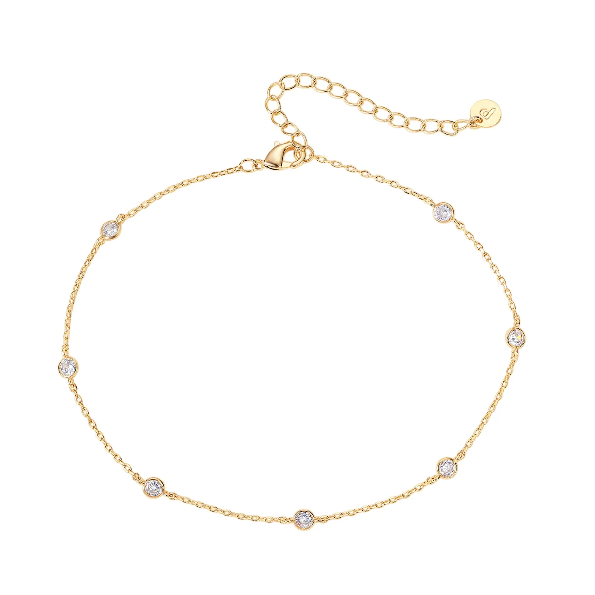 14K Gold Plated Luxe Anklet - Image 3