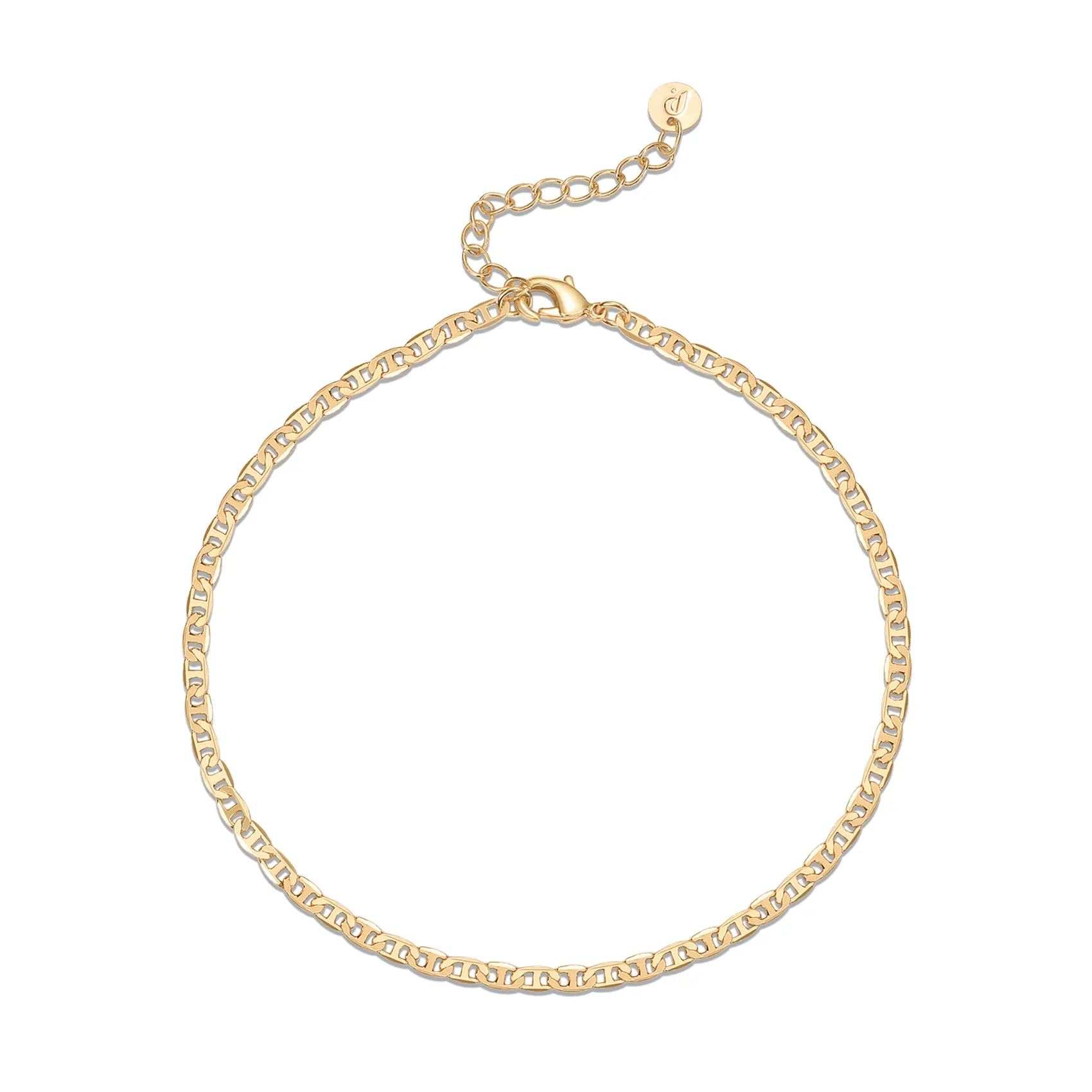 14K Gold Plated Luxe Anklet - Image 4