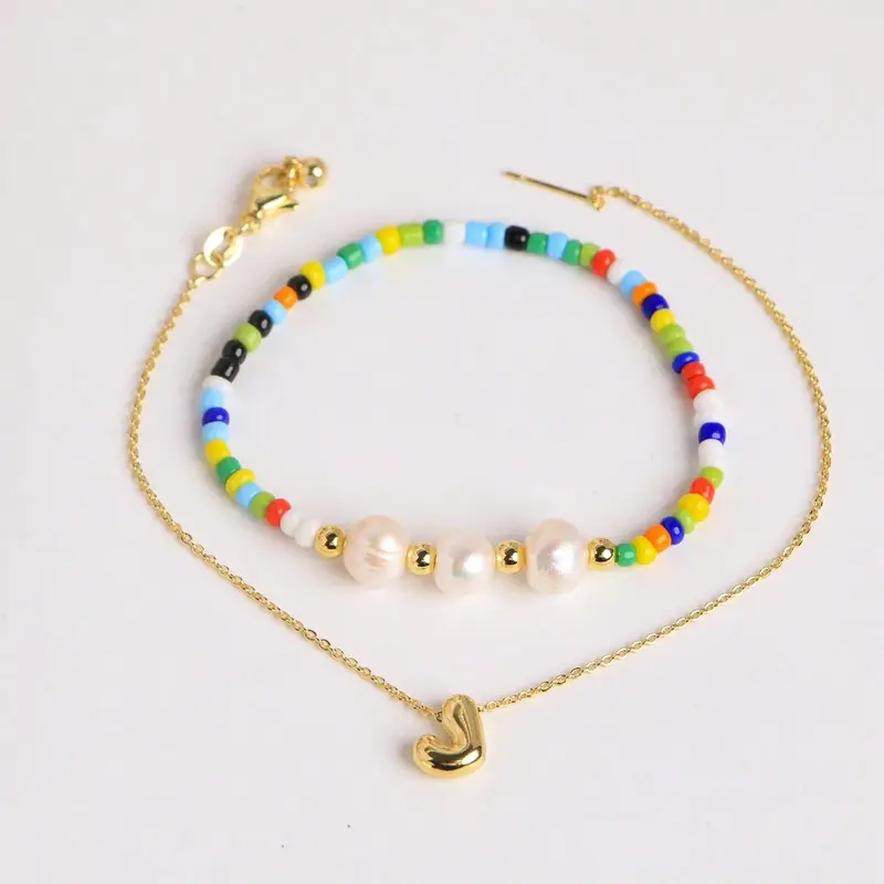 A-Z Initial Pearl Bracelet - Image 12