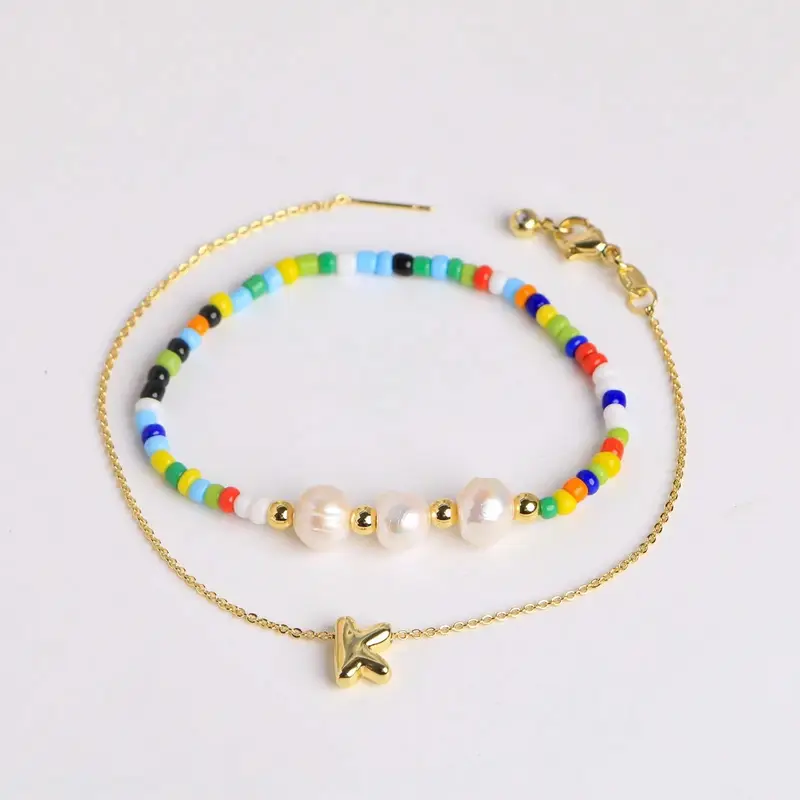 A-Z Initial Pearl Bracelet - Image 13