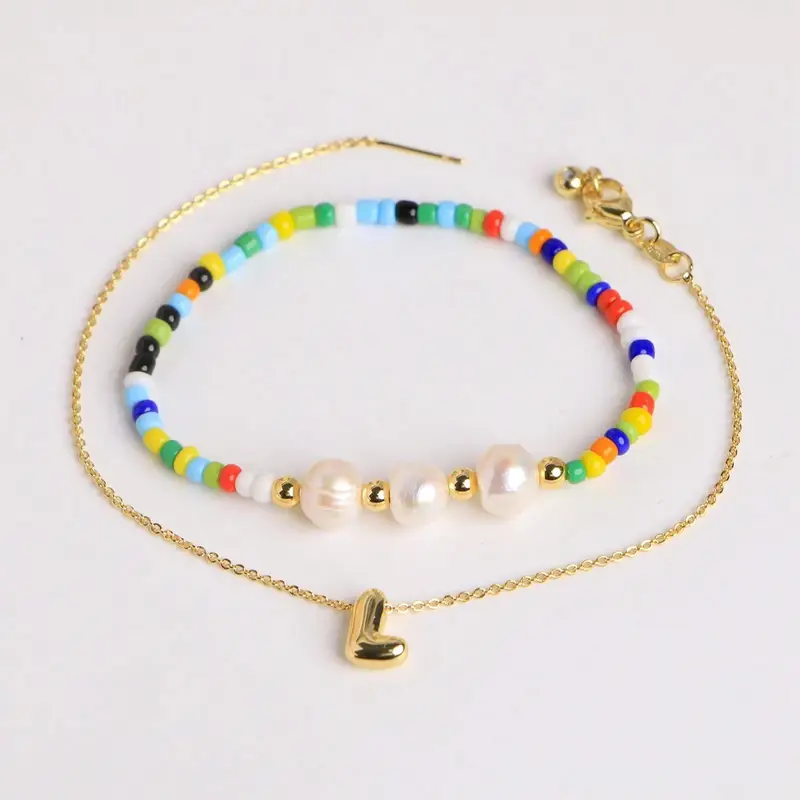 A-Z Initial Pearl Bracelet - Image 14
