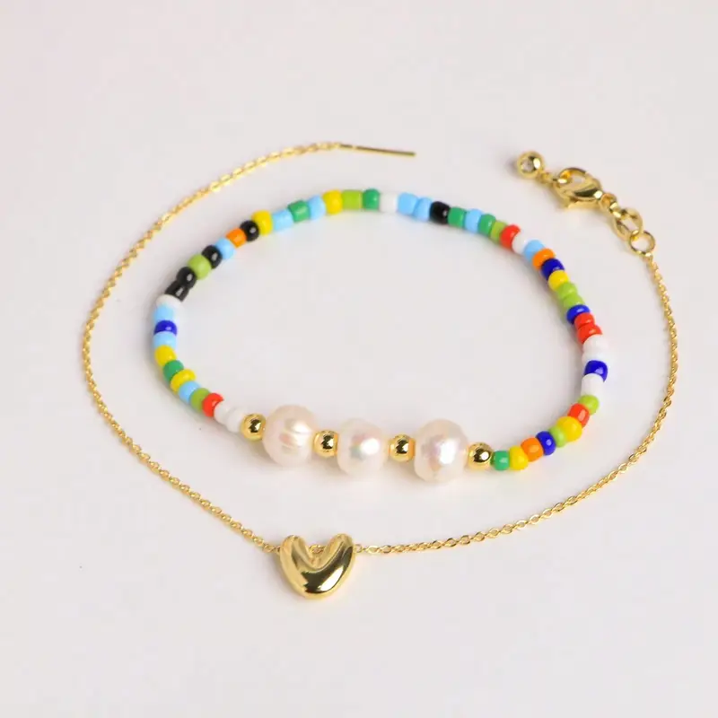 A-Z Initial Pearl Bracelet - Image 24