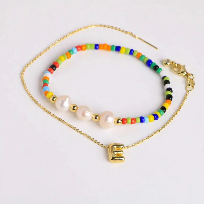 A-Z Initial Pearl Bracelet - Image 7
