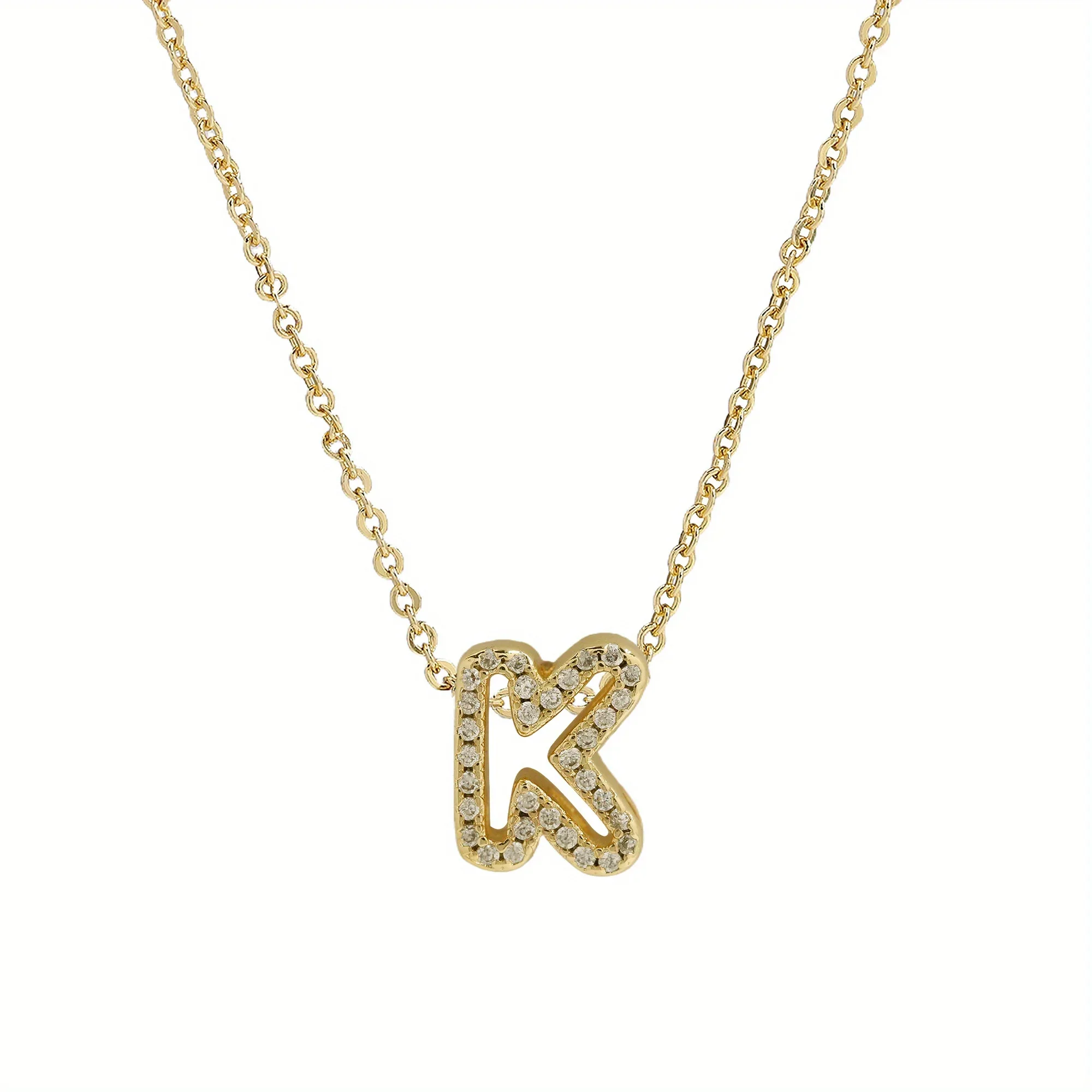 A-Z Diamond Initial Necklace - Image 12