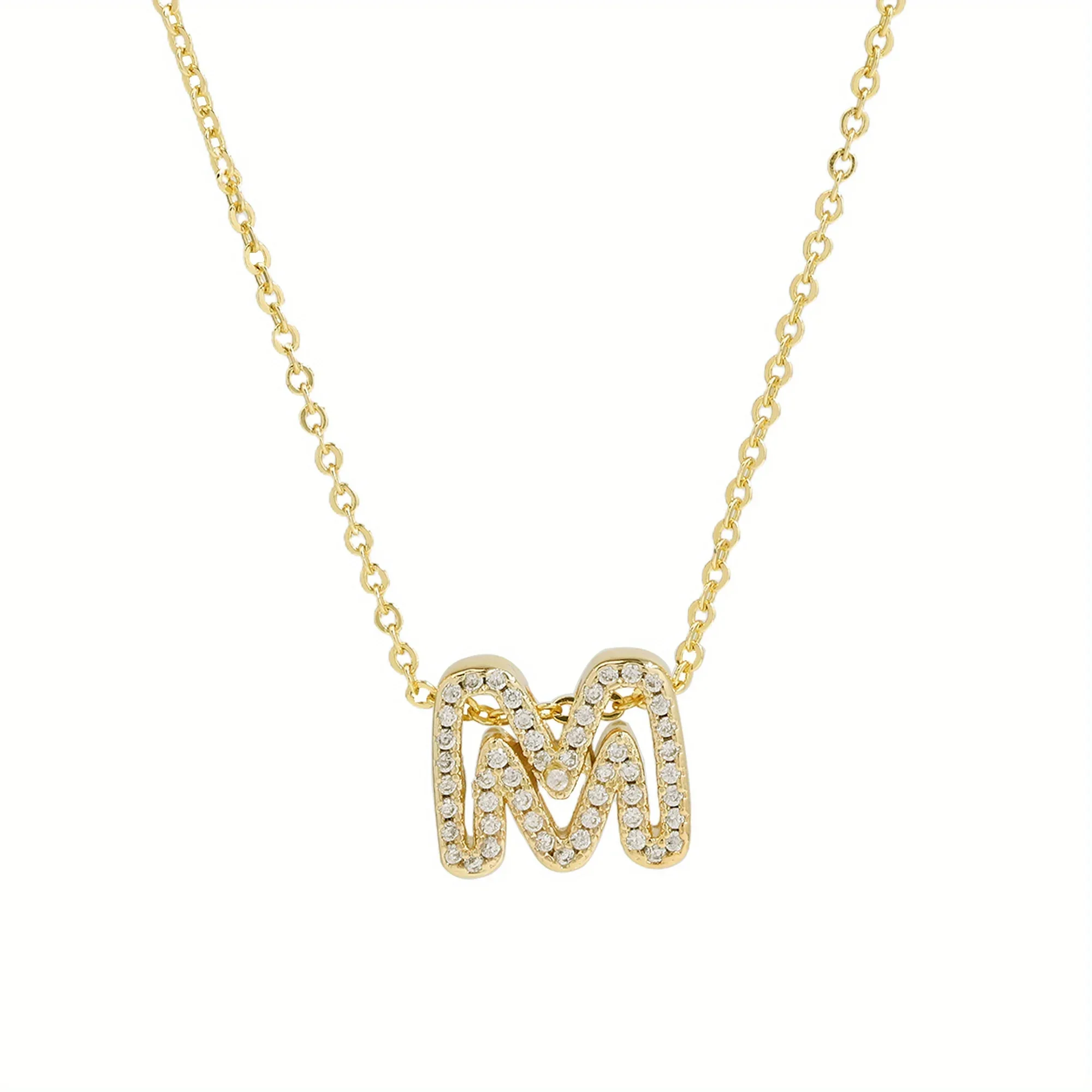 A-Z Diamond Initial Necklace - Image 14