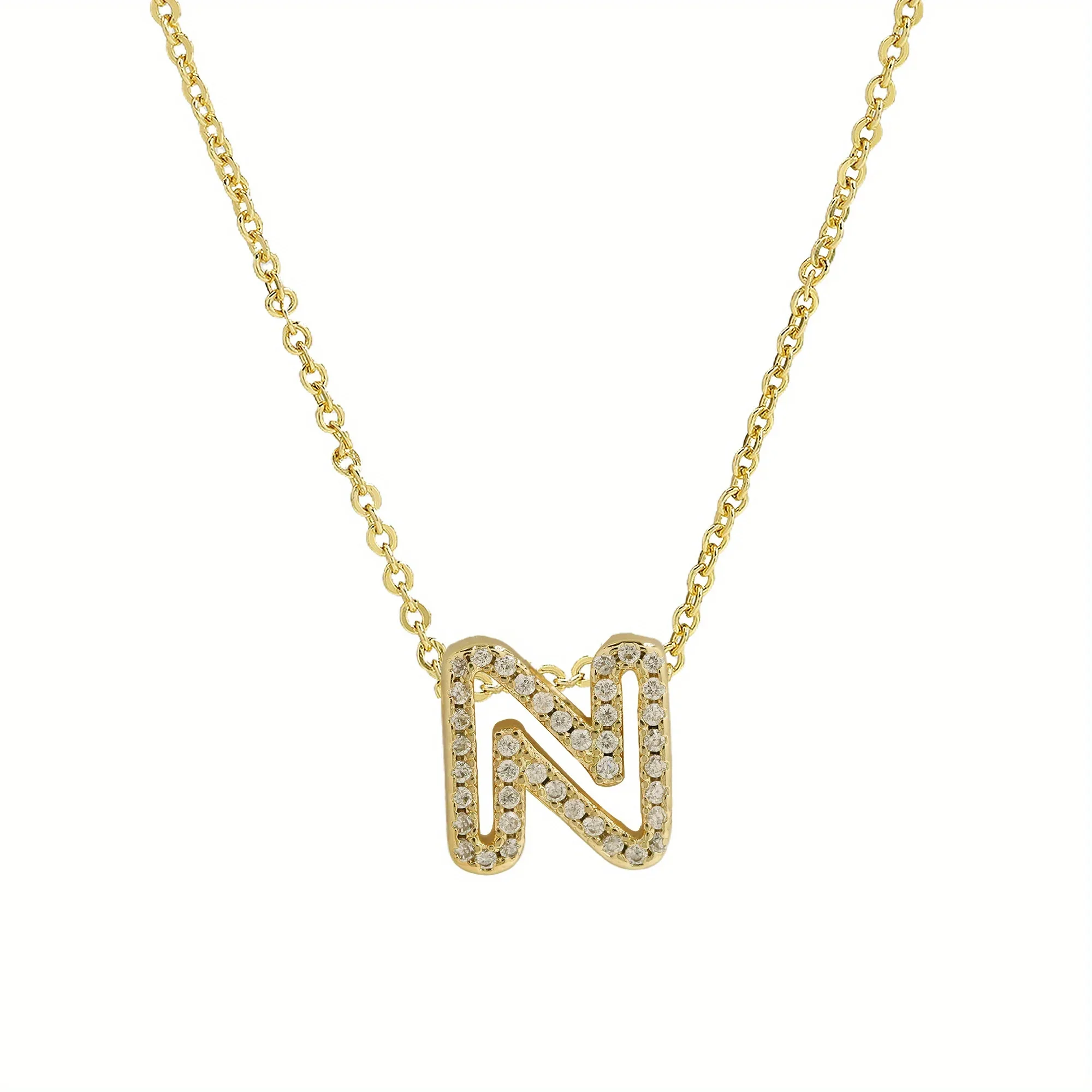 A-Z Diamond Initial Necklace - Image 15