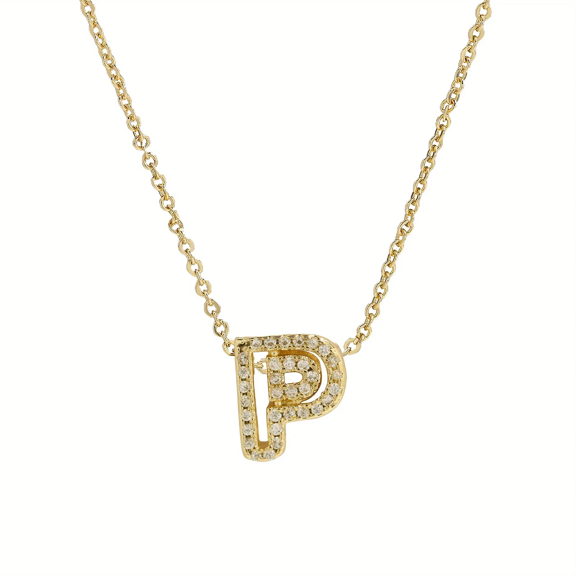 A-Z Diamond Initial Necklace - Image 17