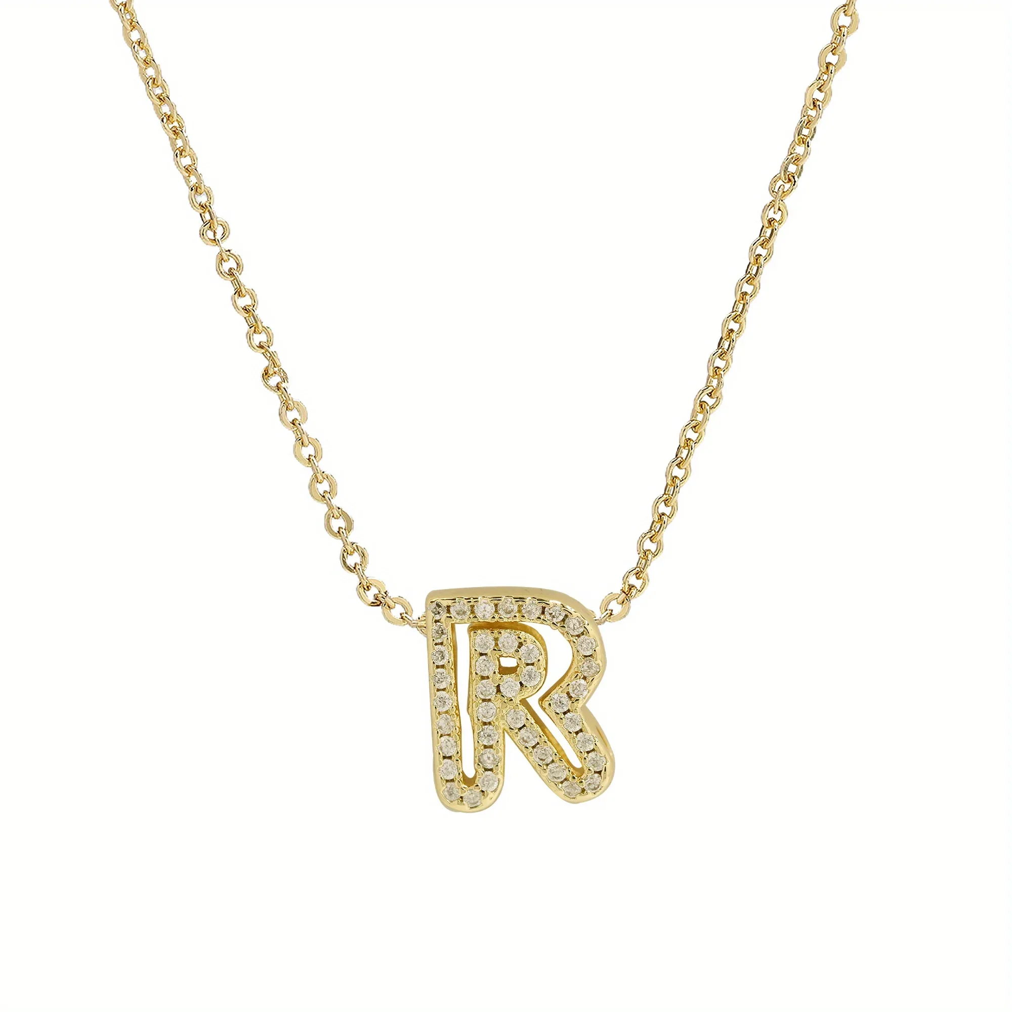 A-Z Diamond Initial Necklace - Image 19