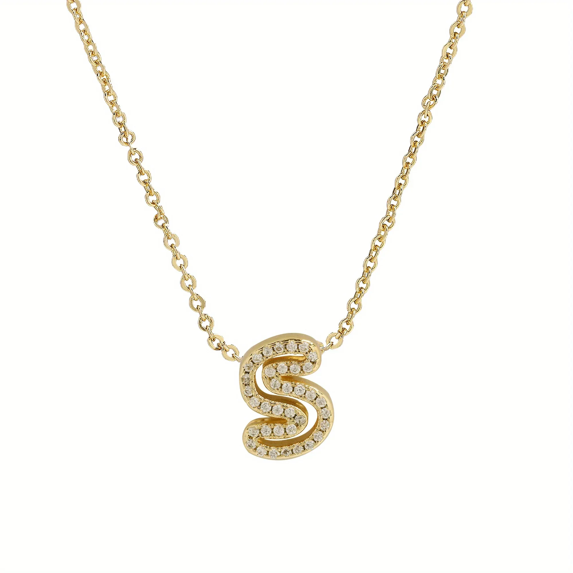 A-Z Diamond Initial Necklace - Image 20