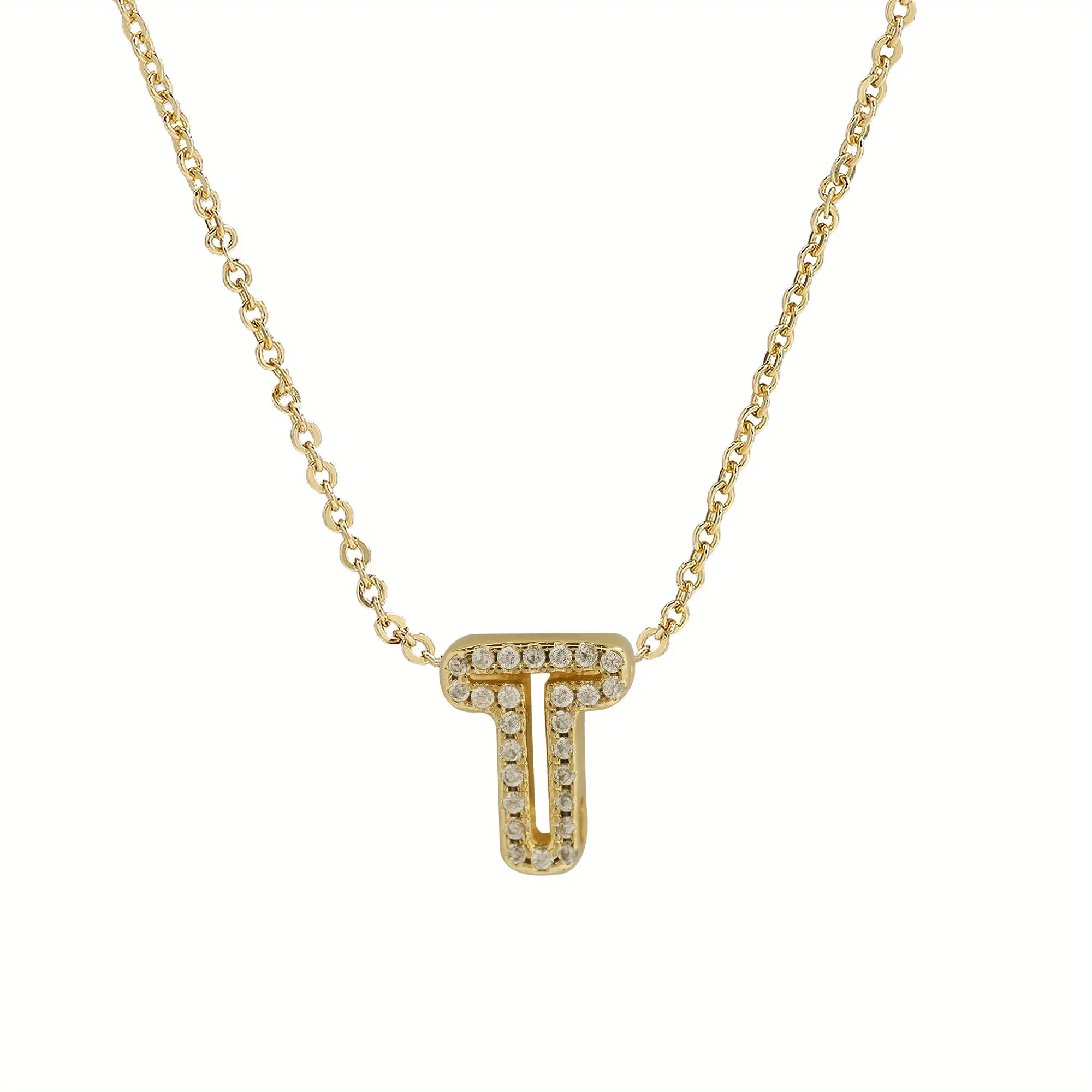 A-Z Diamond Initial Necklace - Image 21