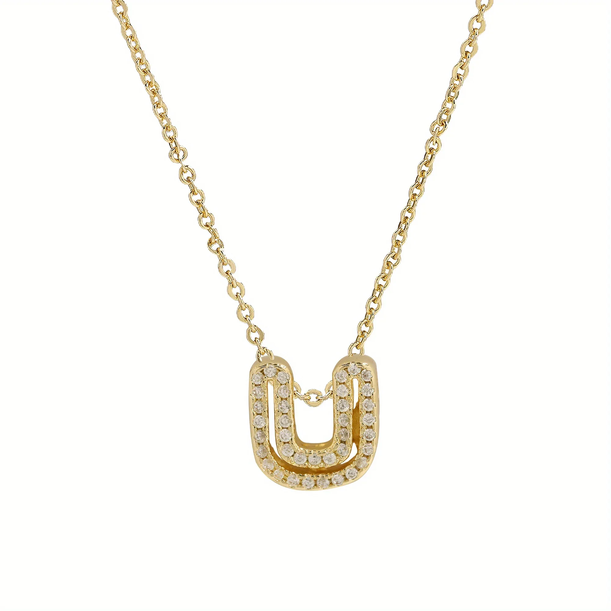 A-Z Diamond Initial Necklace - Image 22