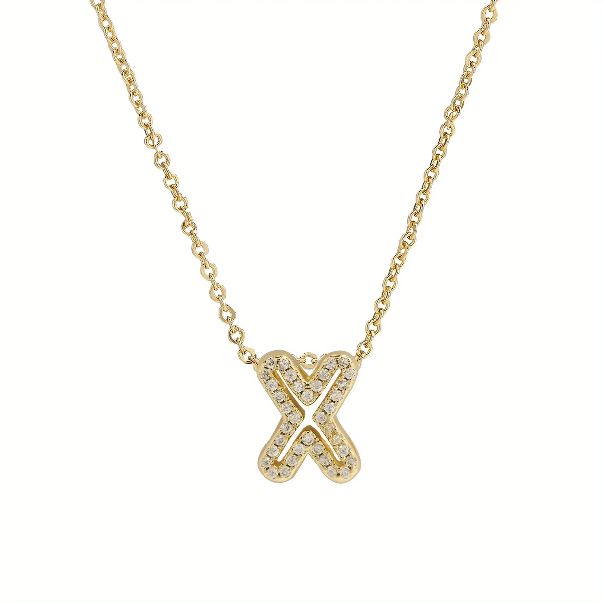 A-Z Diamond Initial Necklace - Image 25