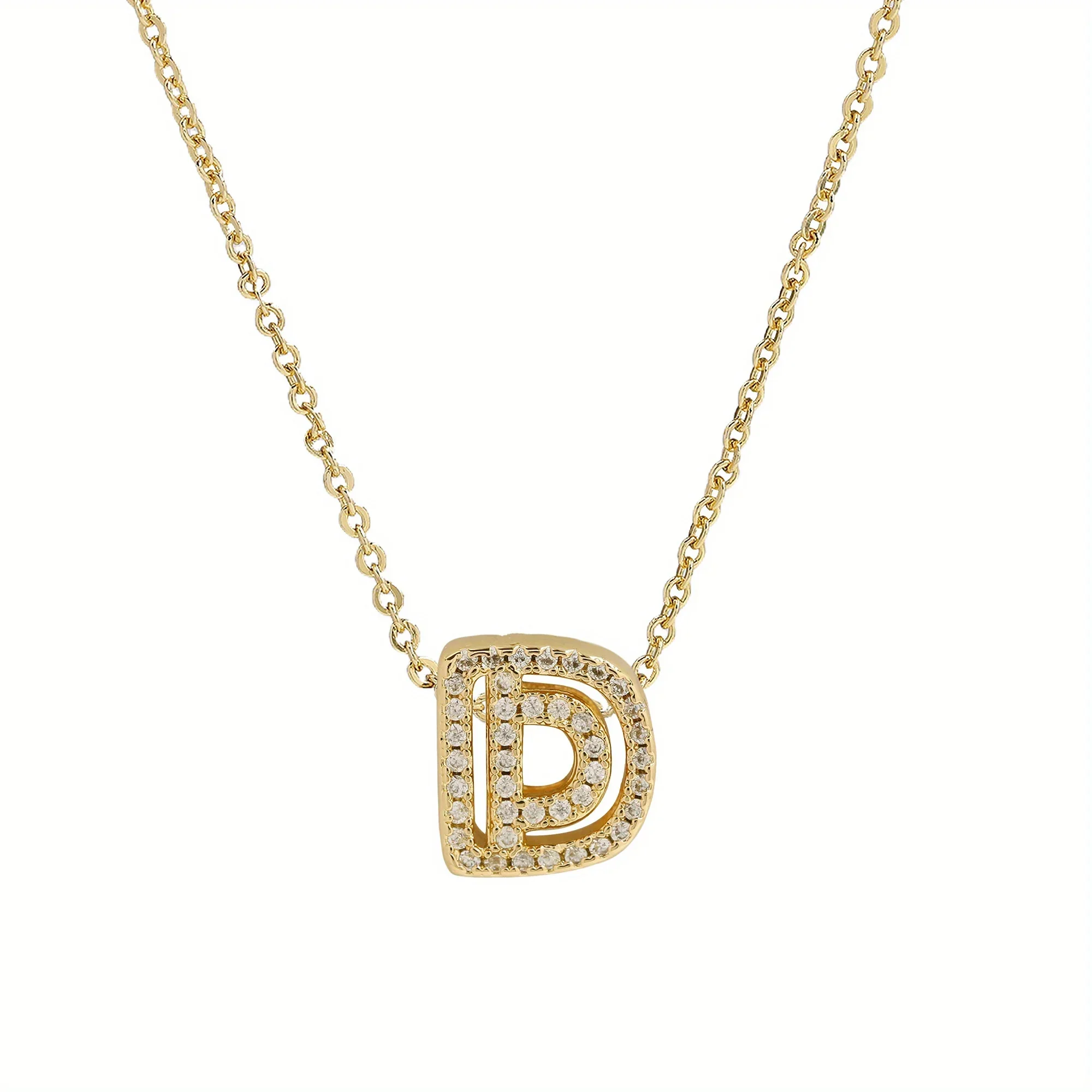 A-Z Diamond Initial Necklace - Image 5