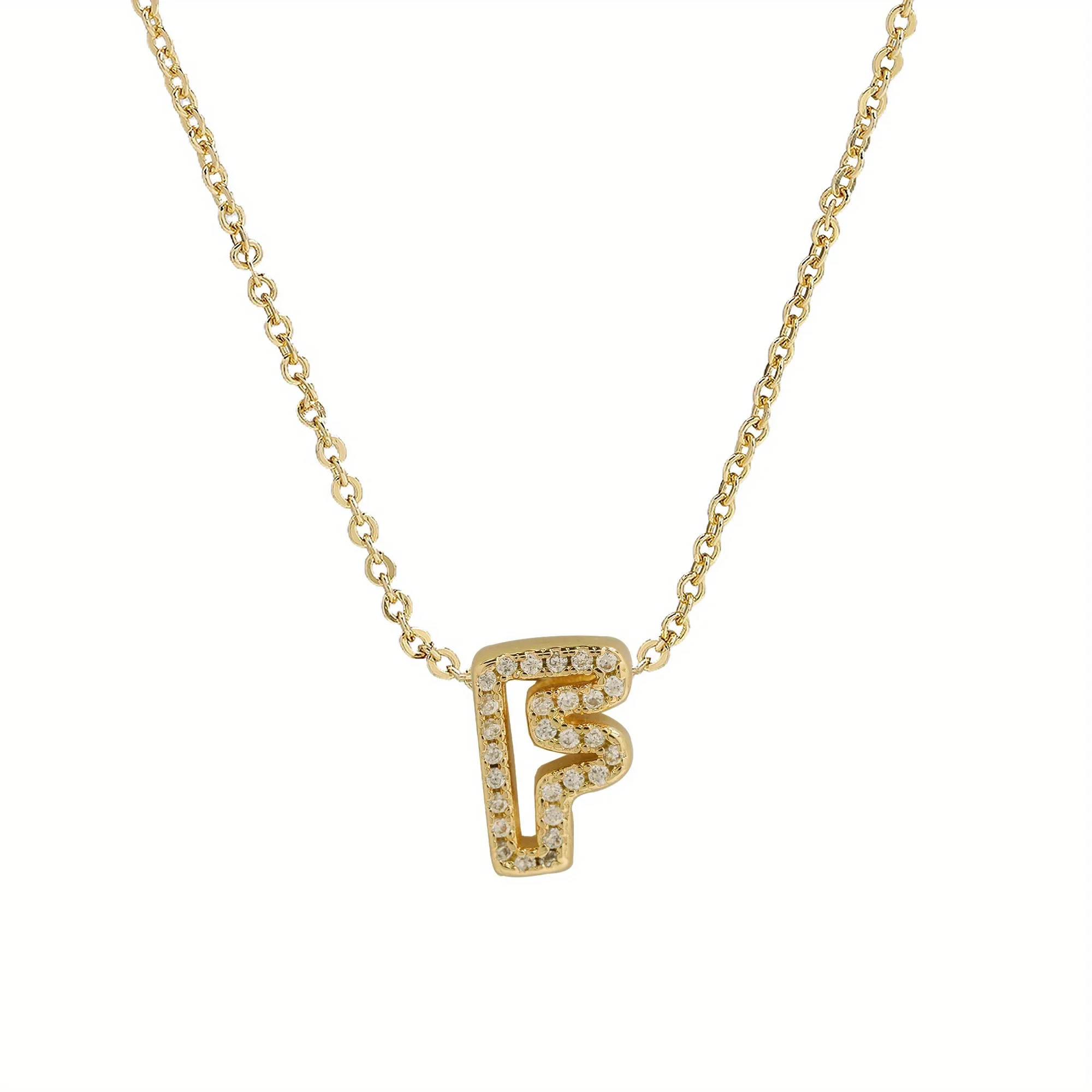 A-Z Diamond Initial Necklace - Image 7