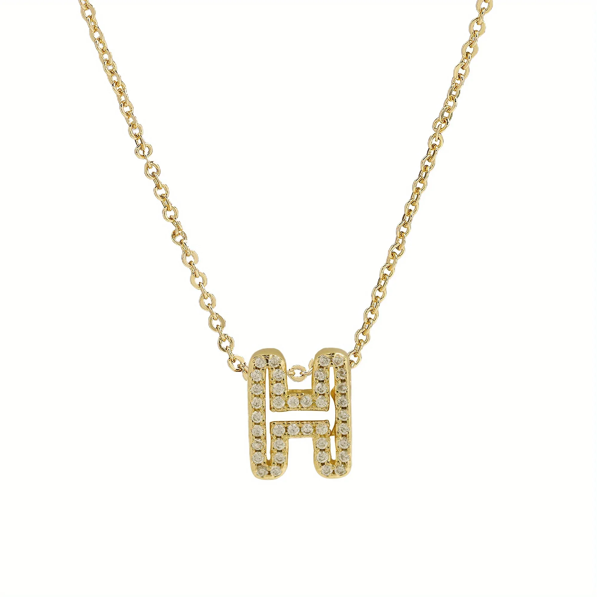 A-Z Diamond Initial Necklace - Image 9