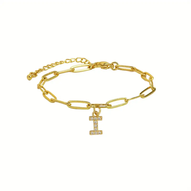 A-Z Initial Paperclip Bracelet - Image 10