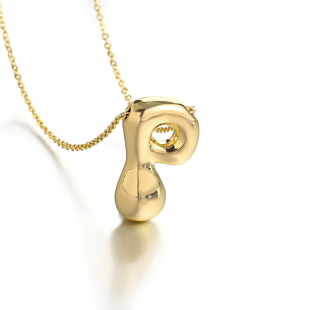 Chunky Letter Balloon Necklace - Image 18