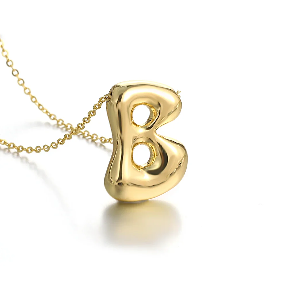 Chunky Letter Balloon Necklace - Image 4