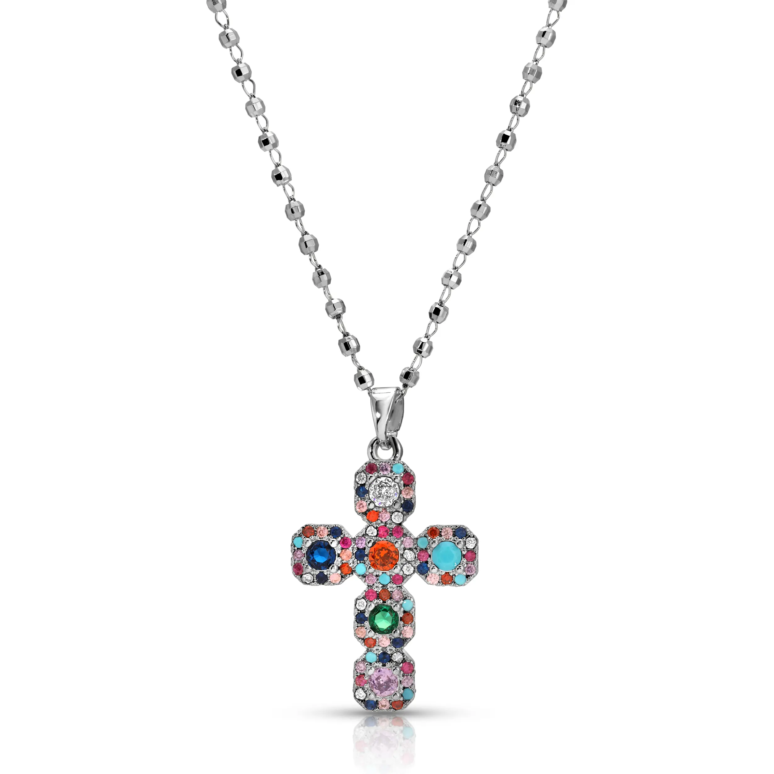 Icy Cross Necklace - Image 3