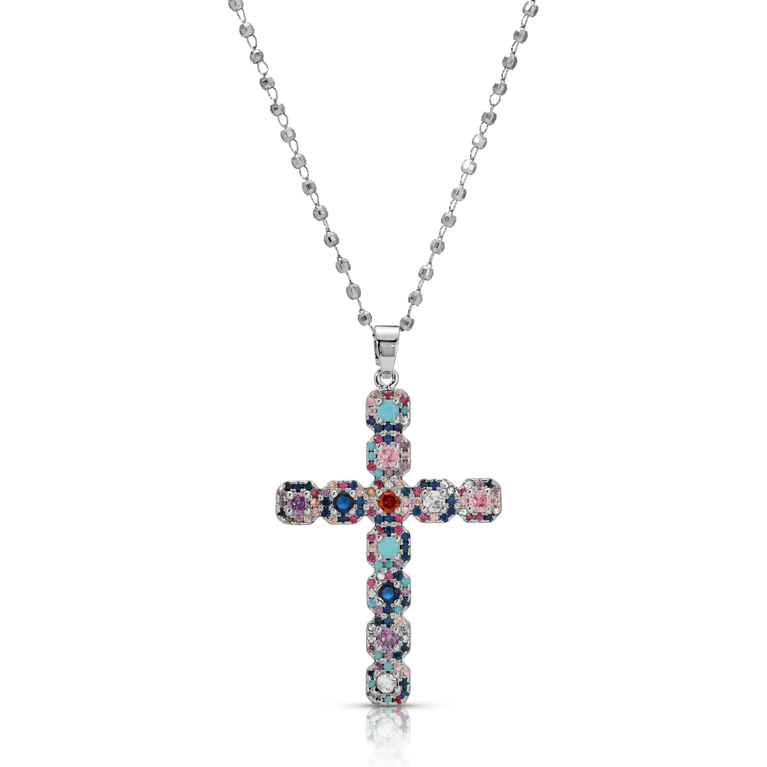 Icy Cross Necklace - Image 4