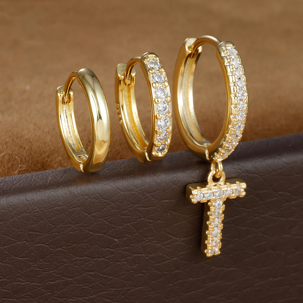 Dazzling Initial Diamond Earrings - Image 21