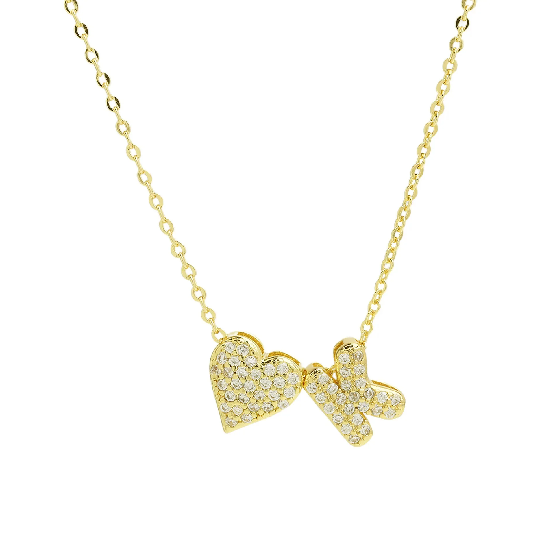A-Z Tiny Heart Initial Necklace - Image 13