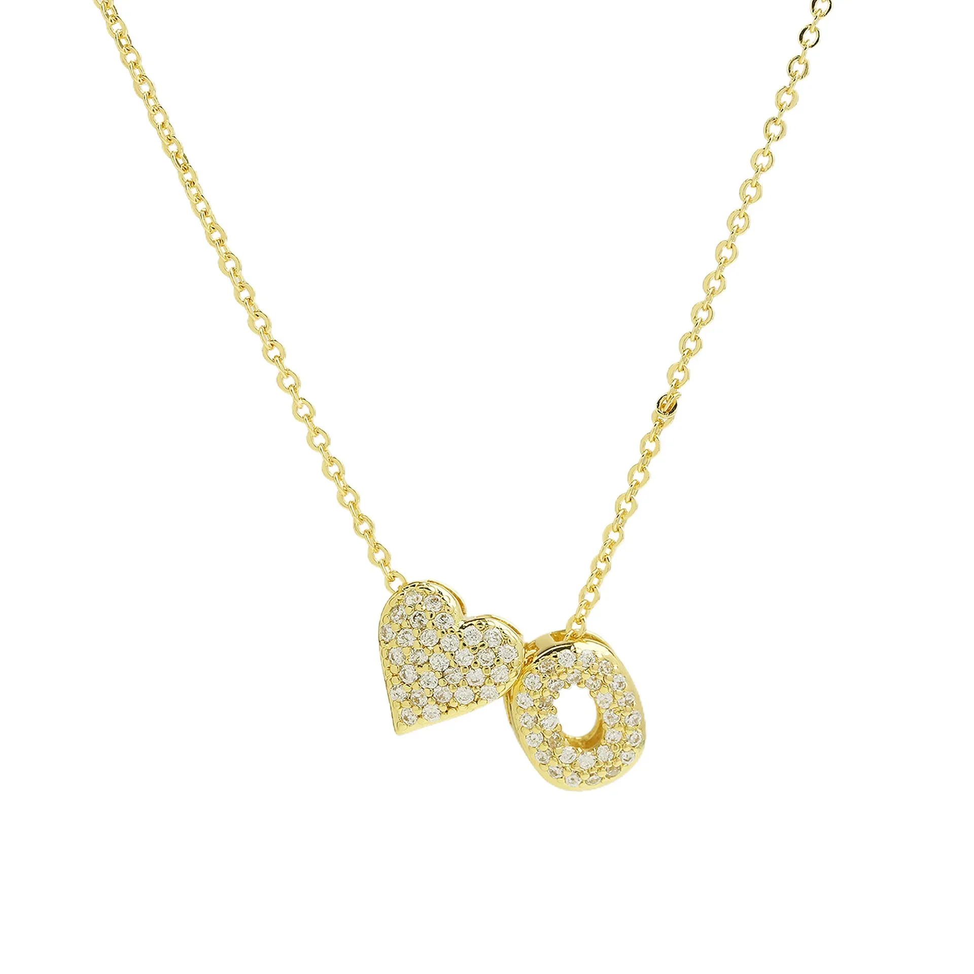 A-Z Tiny Heart Initial Necklace - Image 17