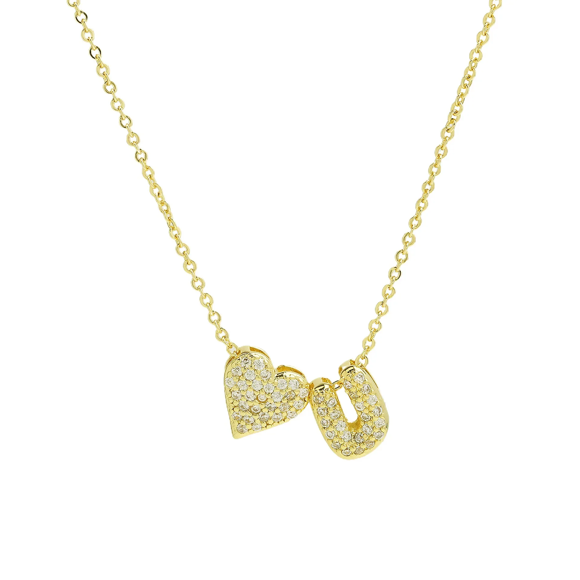 A-Z Tiny Heart Initial Necklace - Image 23