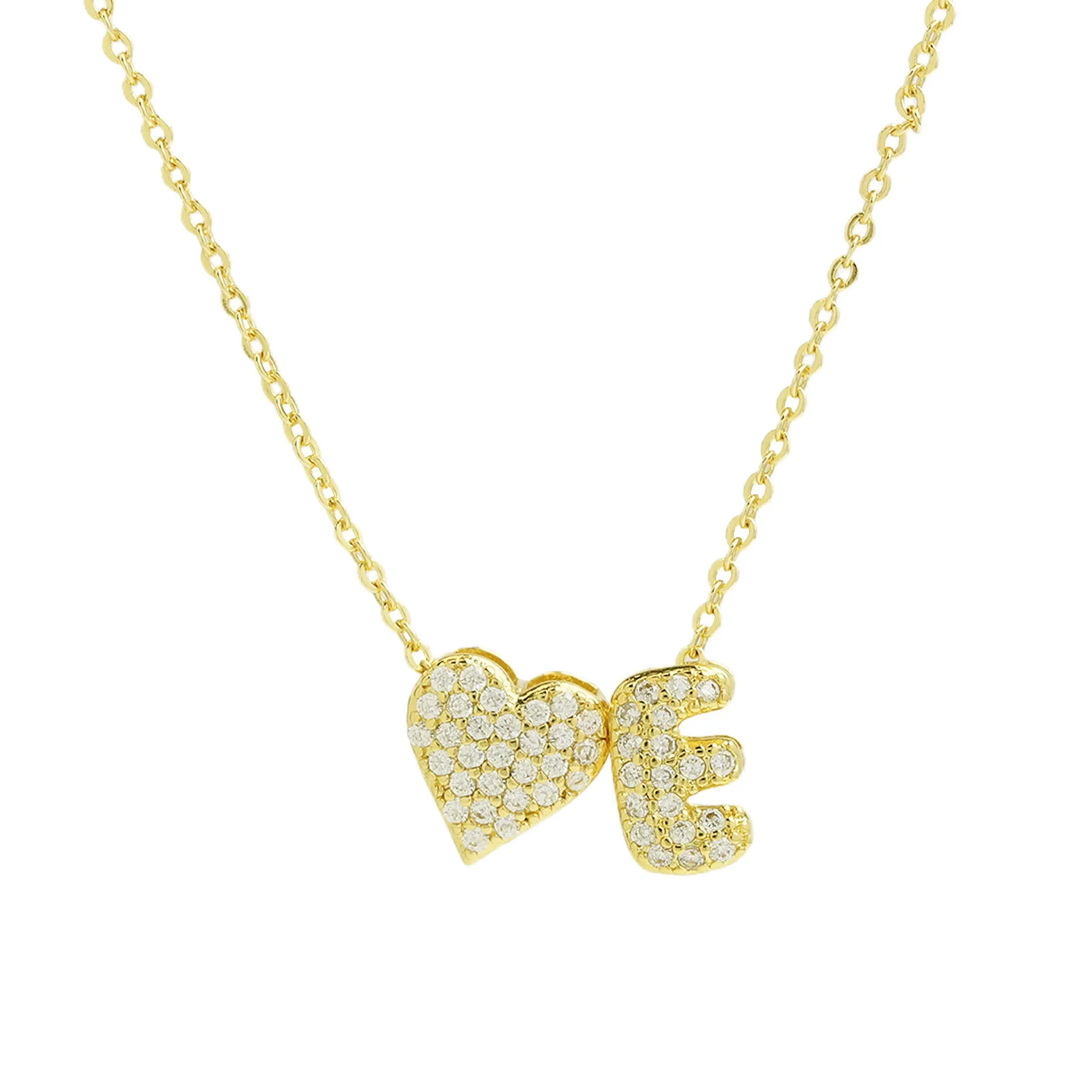 A-Z Tiny Heart Initial Necklace - Image 7