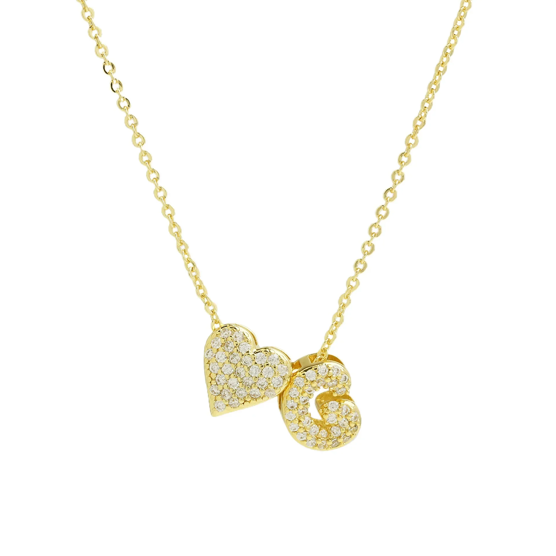A-Z Tiny Heart Initial Necklace - Image 9